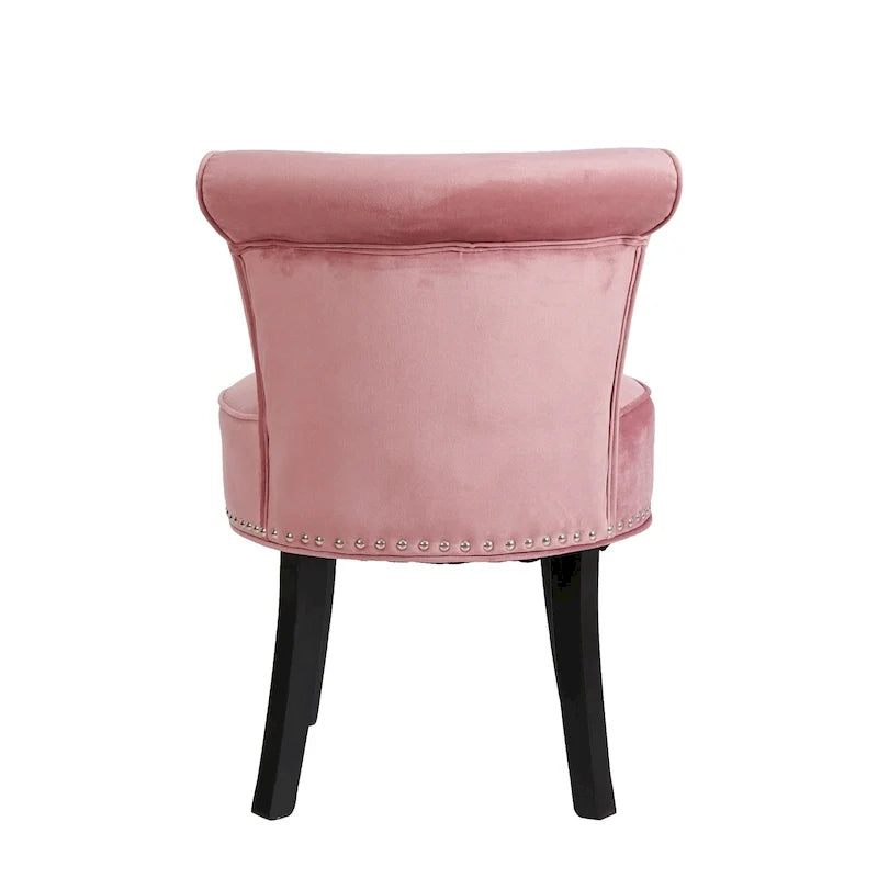 Tabouret de Coiffeuse en Bois Massif de 69,85 cm de haut - 69,85 H X 48,26 L X 29,97 P