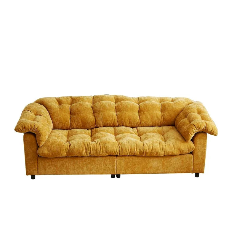 99.2  Canapé profond Chenille Confort, Canapé nuage moelleux tapissé