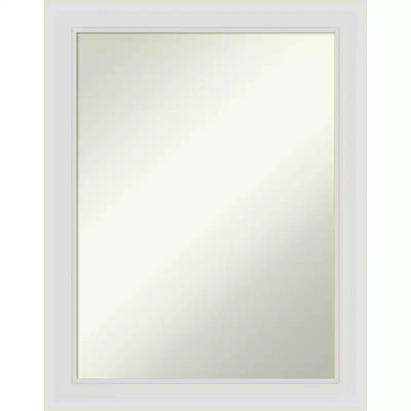 22" x 28" Flair Narrow Wall Mount Mirror, Modern Style - Amanti Art: Includes Mounting Hardware