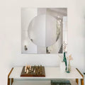 Miroir d'appoint convexe sans cadre, 27,75 po