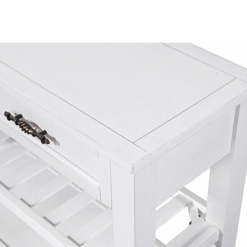 Table console de 42 po avec tiroirs et étagères à niveaux