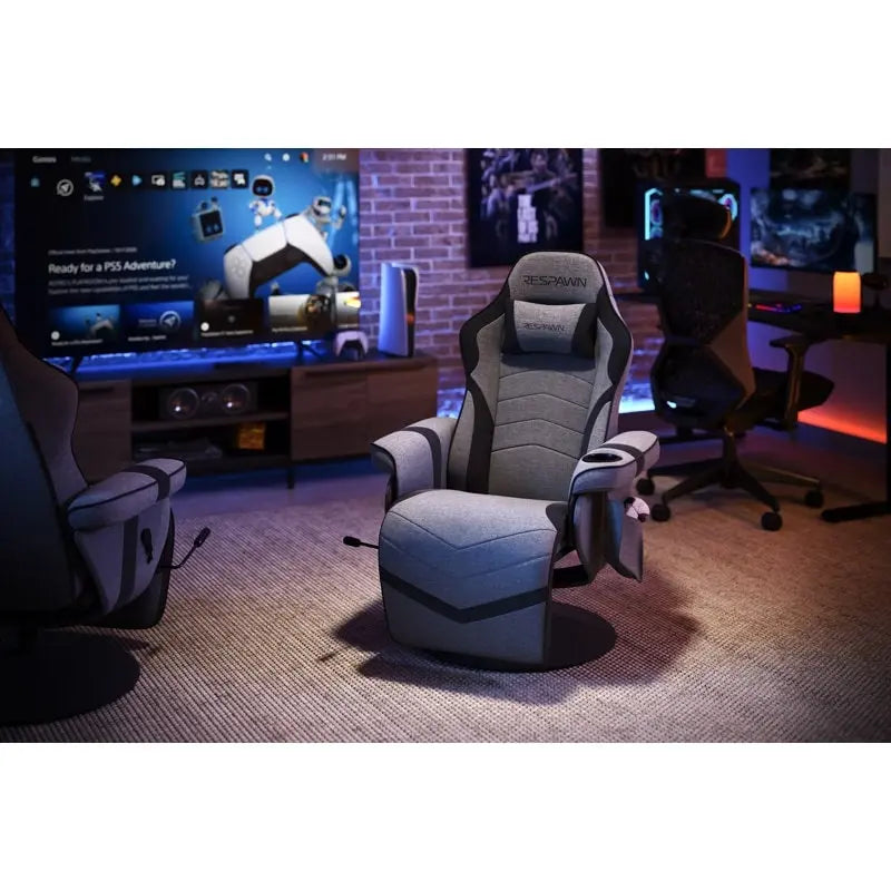 Fauteuil inclinable de jeu - Chaise de jeu inclinable avec repose-pieds