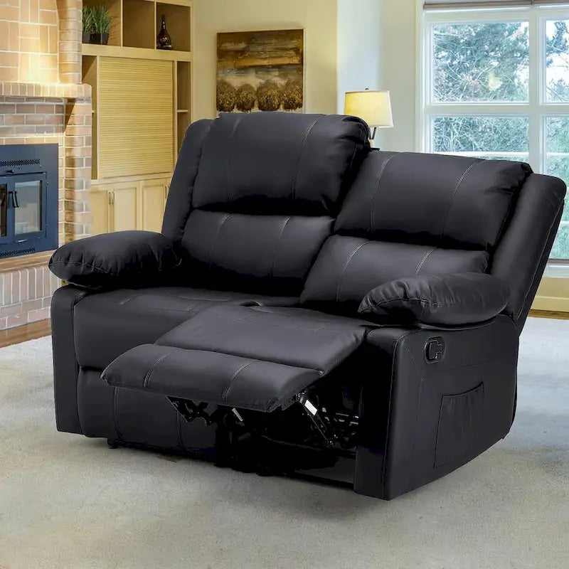 Causeuse inclinable 2 places avec fonction de chauffage et de massage