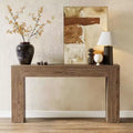 Console étroite de ferme de 150 cm pour entrée, canapé, couloir, noyer