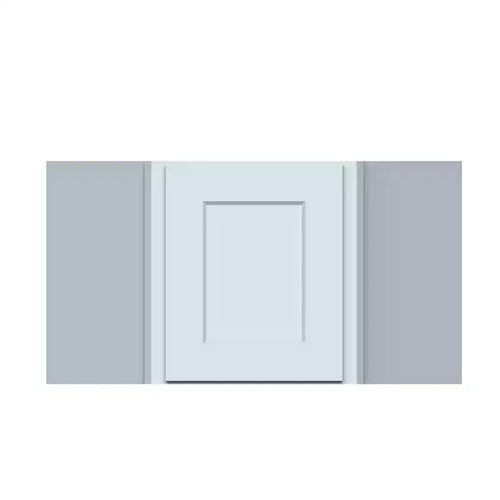 CASAINC 24 W x 18 H x 12 D Shaker Base Kitchen Cabinet, Solid Wood Frame, Water-Based Low-VOC Paint, Soft-Close, RTA, Dove Gray