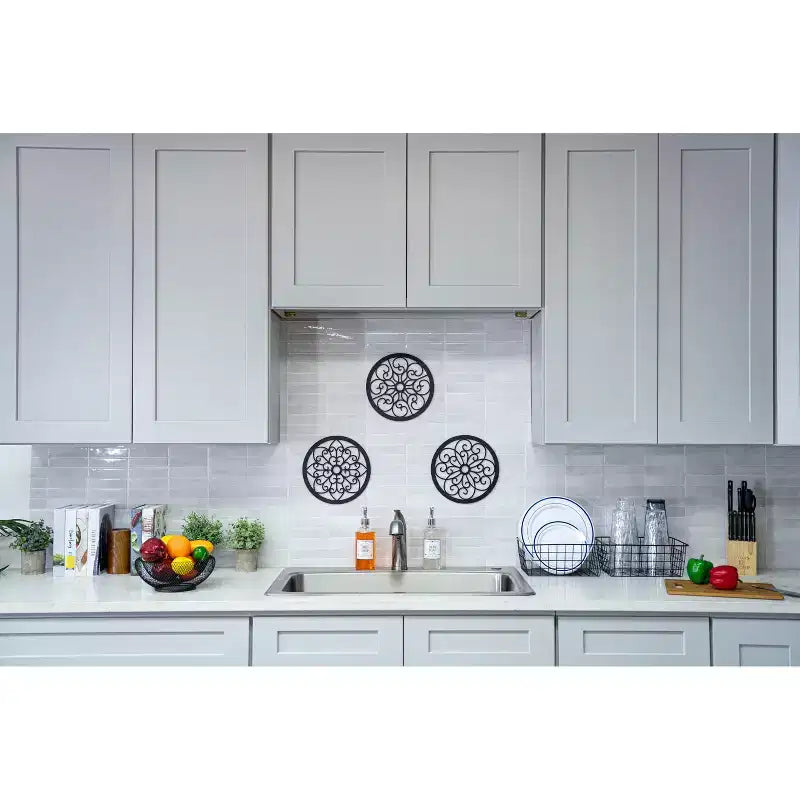 Meuble bas de cuisine Shaker 24"L x 18"H x 12"P, cadre en bois massif, fermeture en douceur, PRÊT À MONTER, Gris colombe
