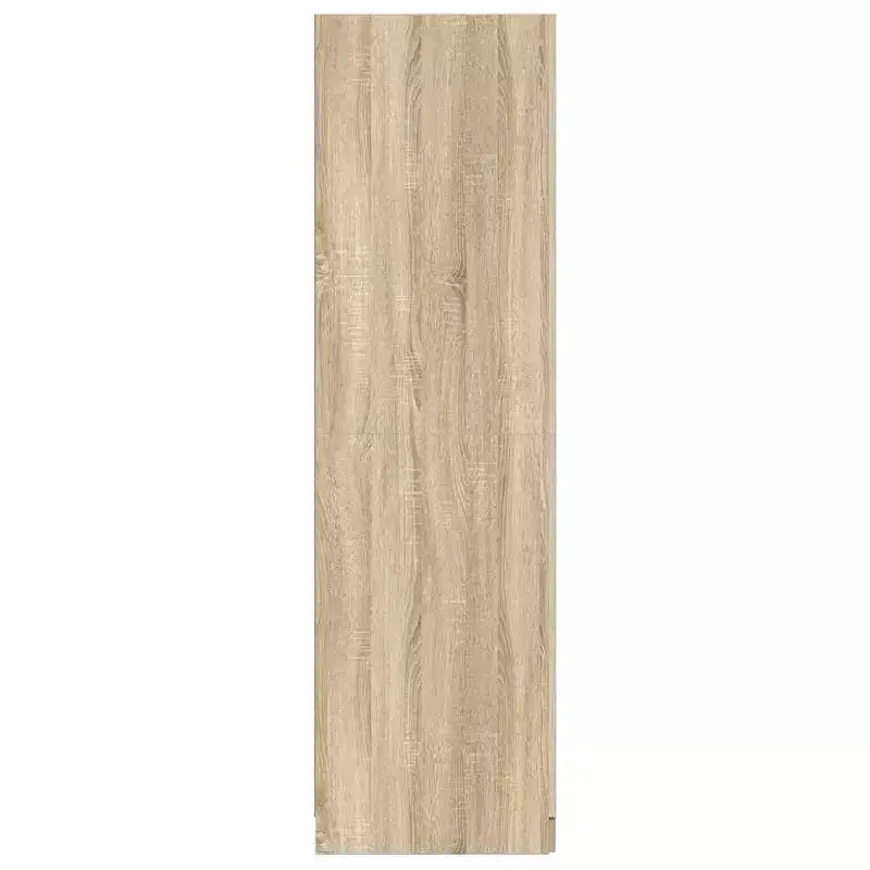 Armoire compacte avec tringle à vêtements, bois d'ingénierie chêne Sonoma, 180 cm de hauteur