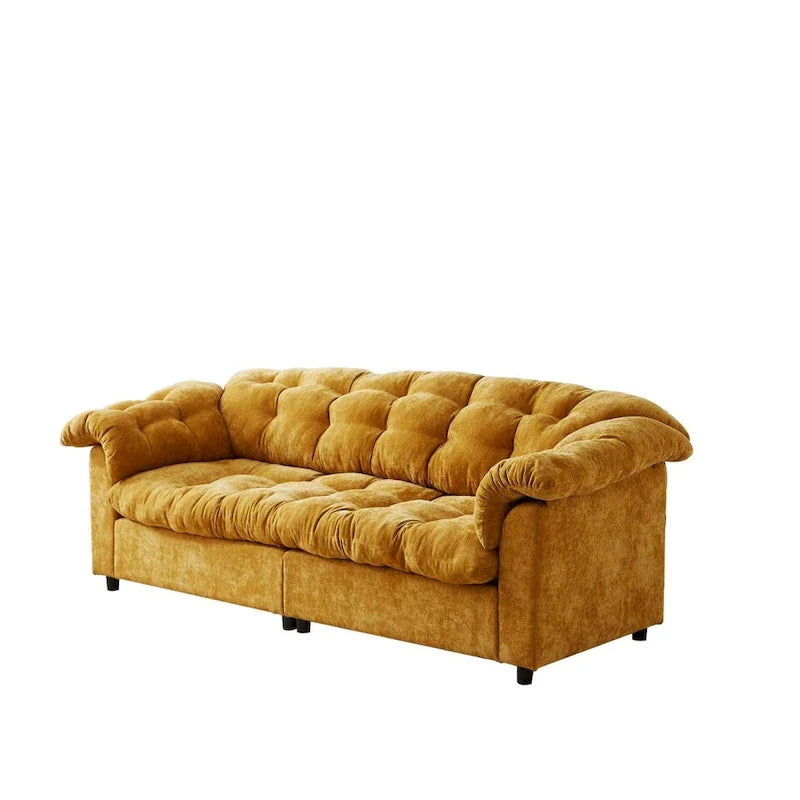 99.2  Canapé profond Chenille Confort, Canapé nuage moelleux tapissé