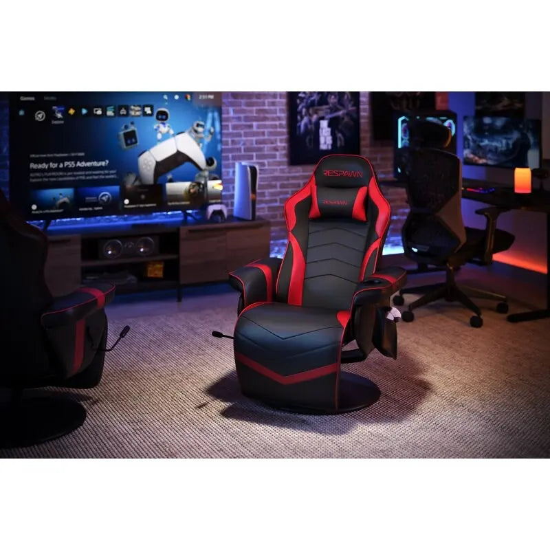 Fauteuil inclinable de jeu - Chaise de jeu inclinable avec repose-pieds