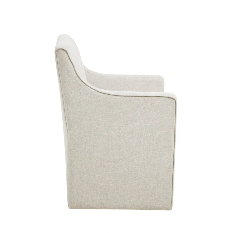 Chaise de salle à manger Charlotte avec roulettes