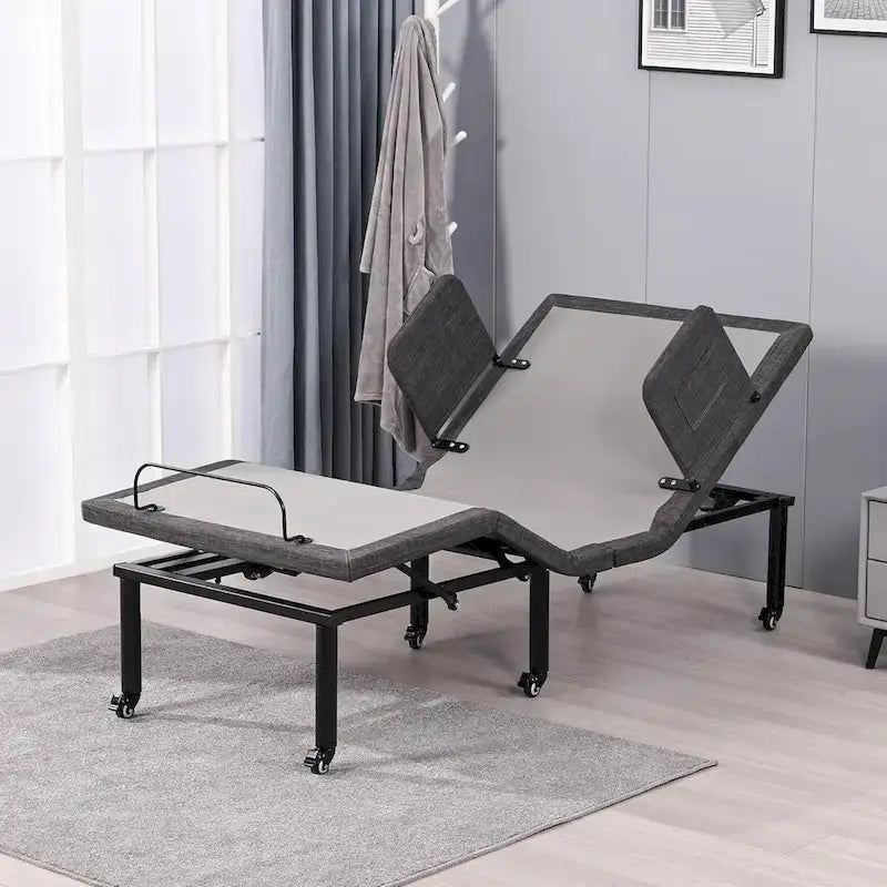 Lit articulé avec télécommande sans fil, sommier électrique avec ou sans matelas