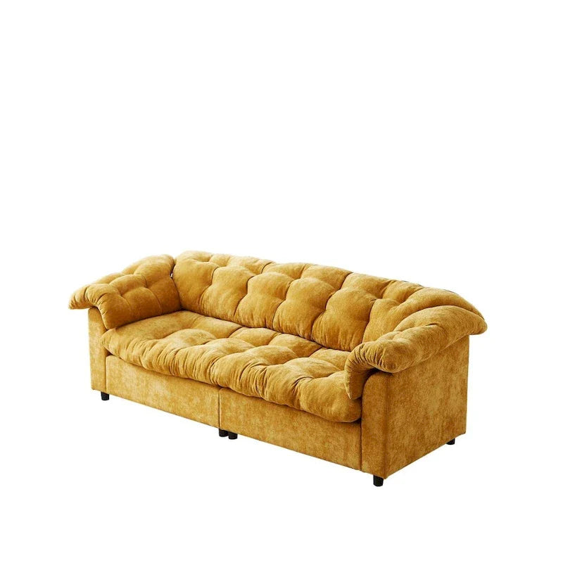 99.2  Canapé profond Chenille Confort, Canapé nuage moelleux tapissé