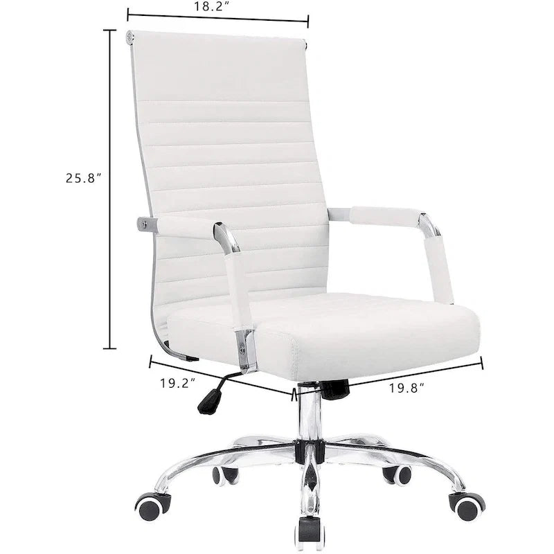 Chaise de bureau Homall nervurée Chaise de bureau d'ordinateur