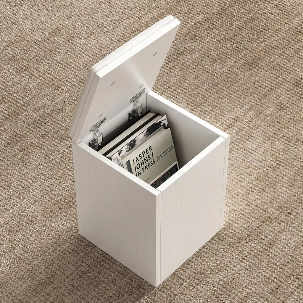 Table basse relevable pliable avec 4 tabourets et rangement