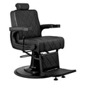 Fauteuil de Barbier Robuste Inclinable, Noir