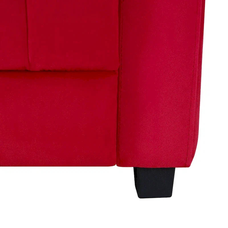 Fauteuil inclinable de luxe pour enfants avec repose-pieds, appuie-tête et 2 porte-gobelets, en microfibre, pour les enfants de 3 ans et plus