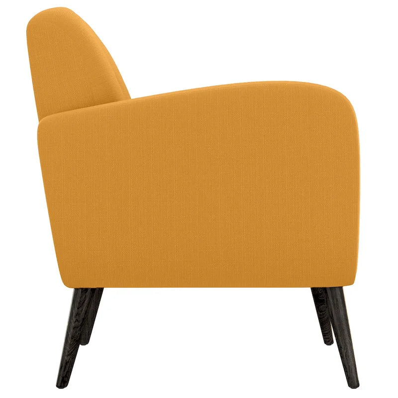 Fauteuil d'appoint mi-siècle jaune moutarde Carson Carrington Keflavik
