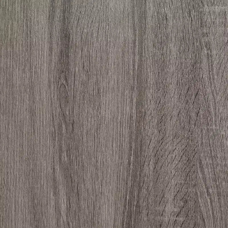 Armoire de classement latérale moderne avec 1 tiroir classeur et 1 petit tiroir, bois gris