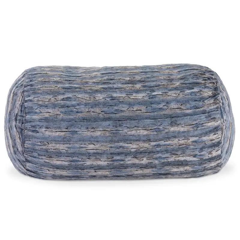 Grand canapé pouf de 7 pieds pour adultes - Luxe fausse fourrure