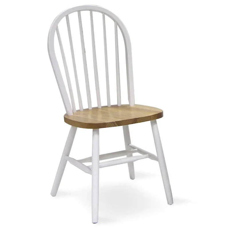 Chaise de salle à manger à dossier fuseau Windsor en bois massif International Concepts