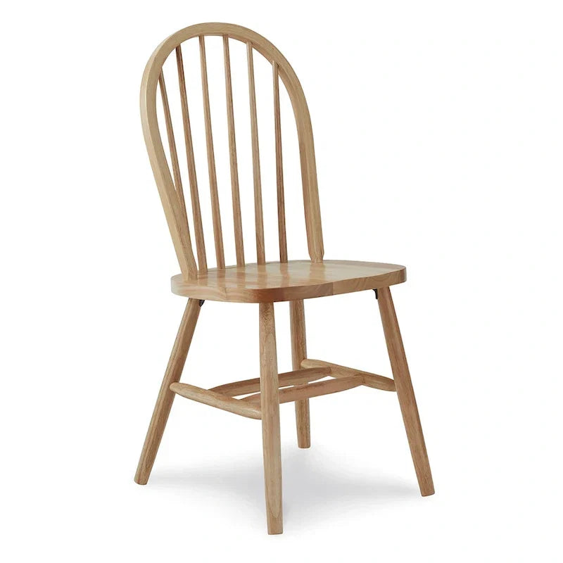 Chaise de salle à manger à dossier fuseau Windsor en bois massif International Concepts