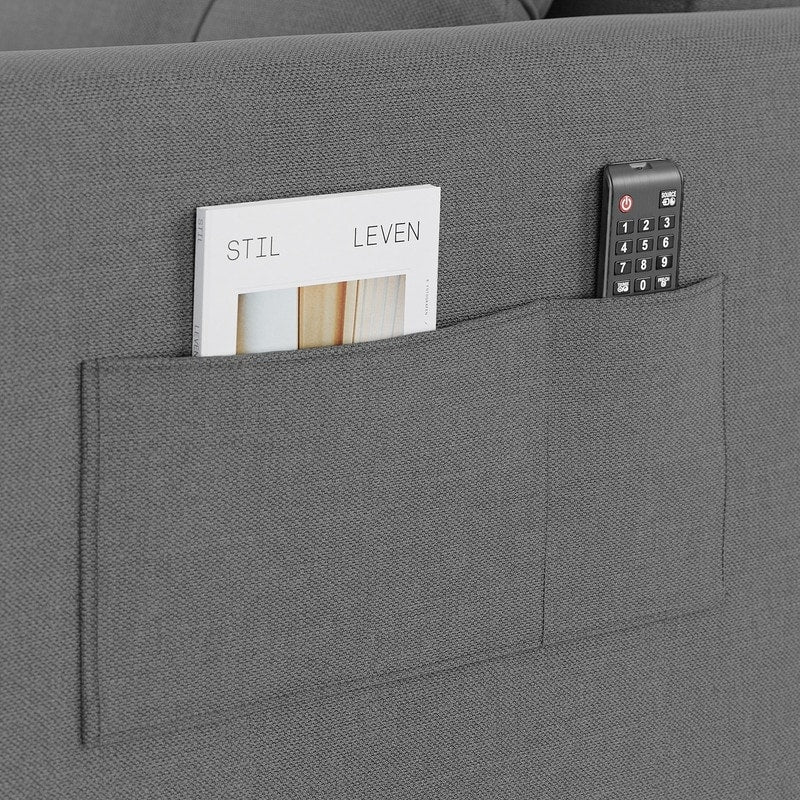 Canapé-lit convertible 3-en-1, Canapé-chaise dépliable, Lit pliant convertible pour salon