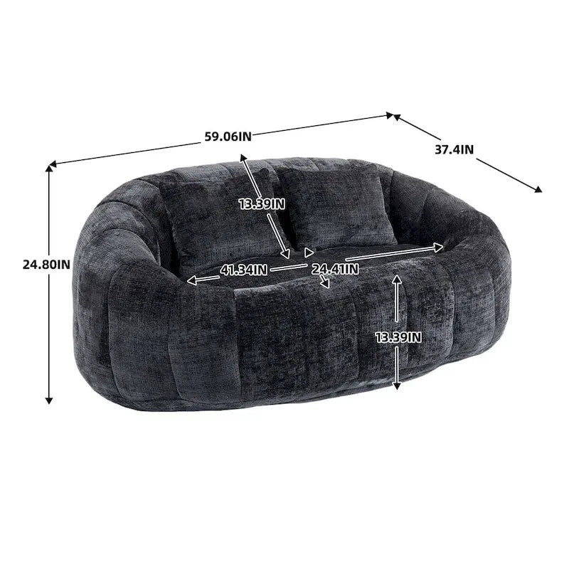 Pouf Géant pour Adulte - Canapé Paresseux Multicolore