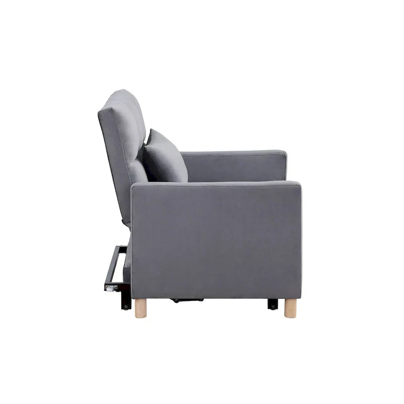Fauteuil Lit Convertible 3 en 1, Noir