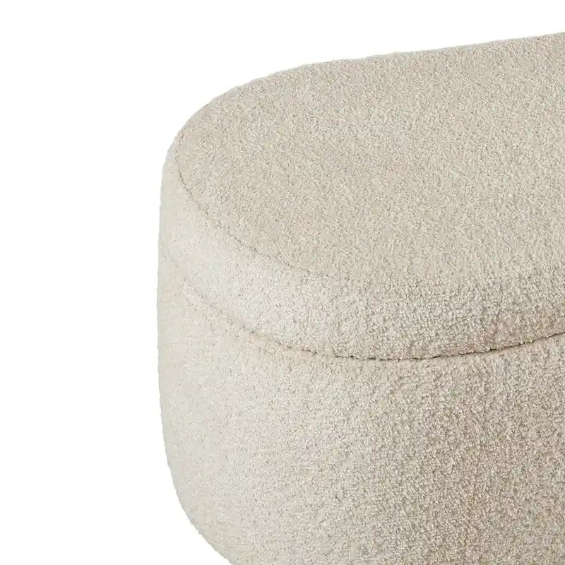Banc de rangement rabattable INK+IVY Bailey Taupe Boucle