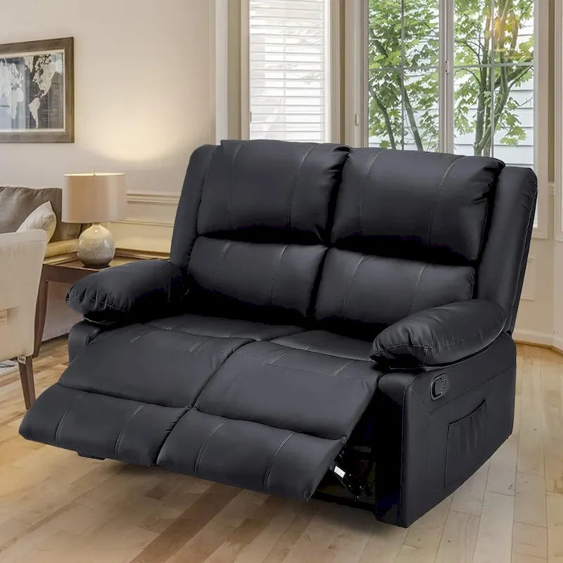 Causeuse inclinable 2 places avec fonction de chauffage et de massage