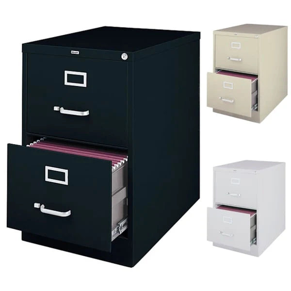 Classeur vertical commercial Hirsh à 2 tiroirs pour documents grand format