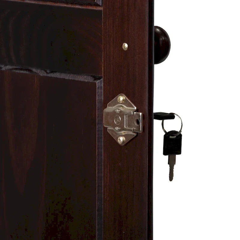 Armoire garde-robe modulable 100 % en bois massif avec poignées en métal ou en bois