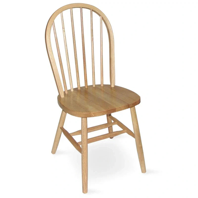 Chaise de salle à manger à dossier fuseau Windsor en bois massif International Concepts