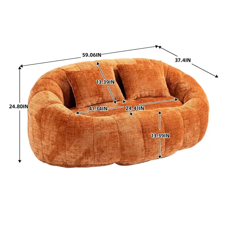 Pouf Géant pour Adulte - Canapé Paresseux Multicolore