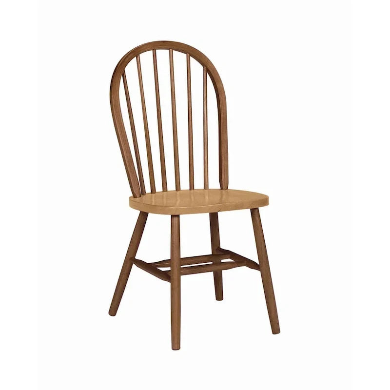 Chaise de salle à manger à dossier fuseau Windsor en bois massif International Concepts