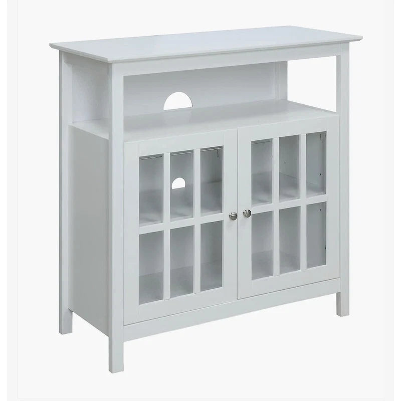 Meuble TV Big Sur Highboy de 40 pouces avec rangements, par Convenience Concepts