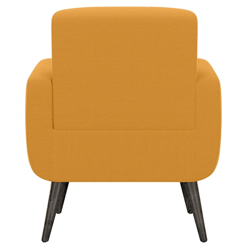 Fauteuil d'appoint mi-siècle jaune moutarde Carson Carrington Keflavik