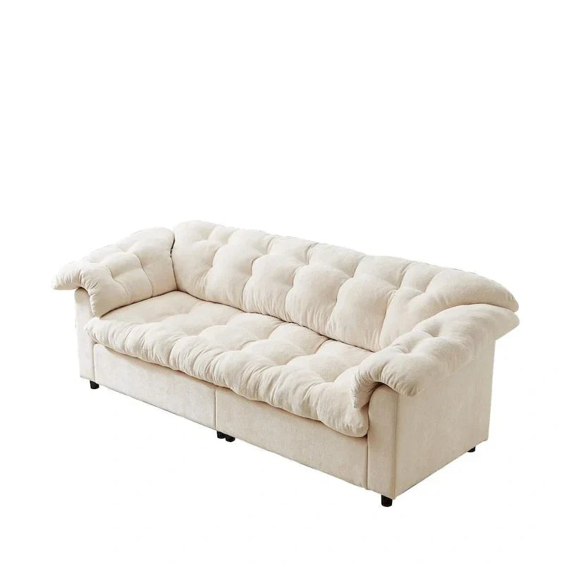 99.2  Canapé profond Chenille Confort, Canapé nuage moelleux tapissé