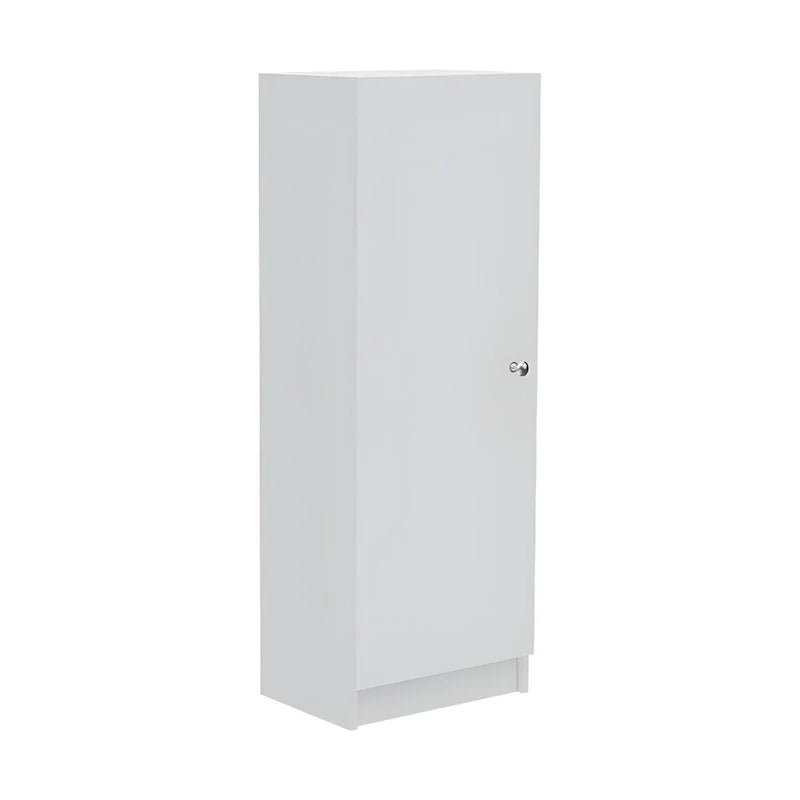 HomeRoots 47 Armoire de cuisine ou de rangement en bois blanc - 16,9' X '47,4' X '12,3