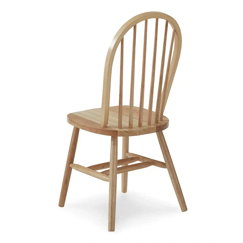 Chaise de salle à manger à dossier fuseau Windsor en bois massif International Concepts
