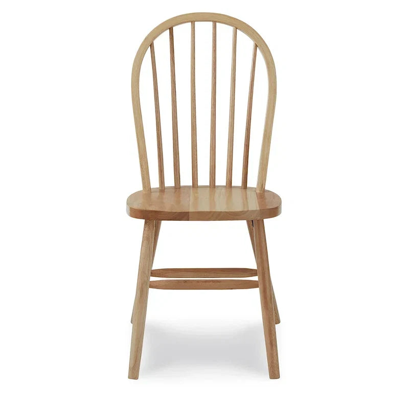 Chaise de salle à manger à dossier fuseau Windsor en bois massif International Concepts