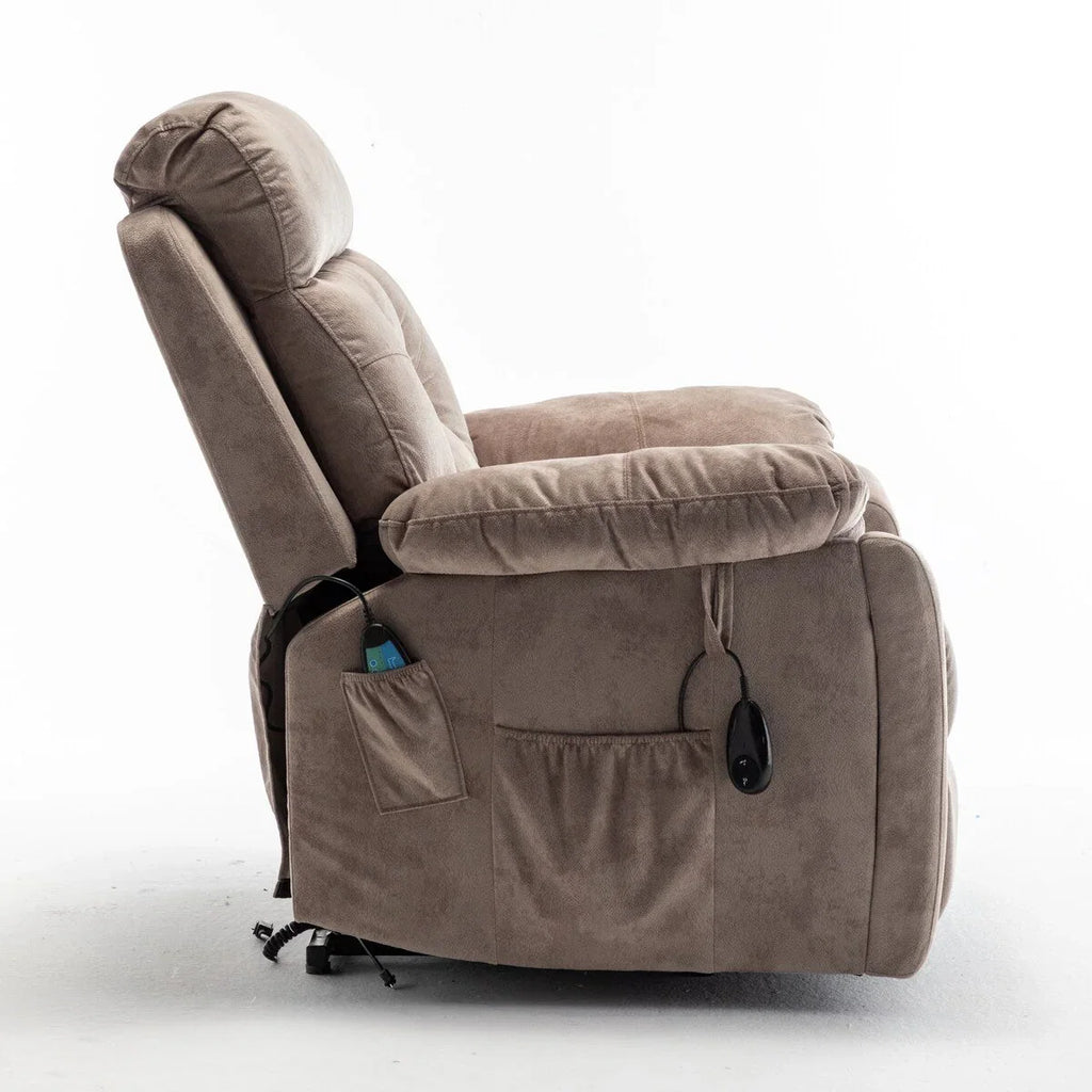 Fauteuil inclinable électrique releveur de massage chauffant