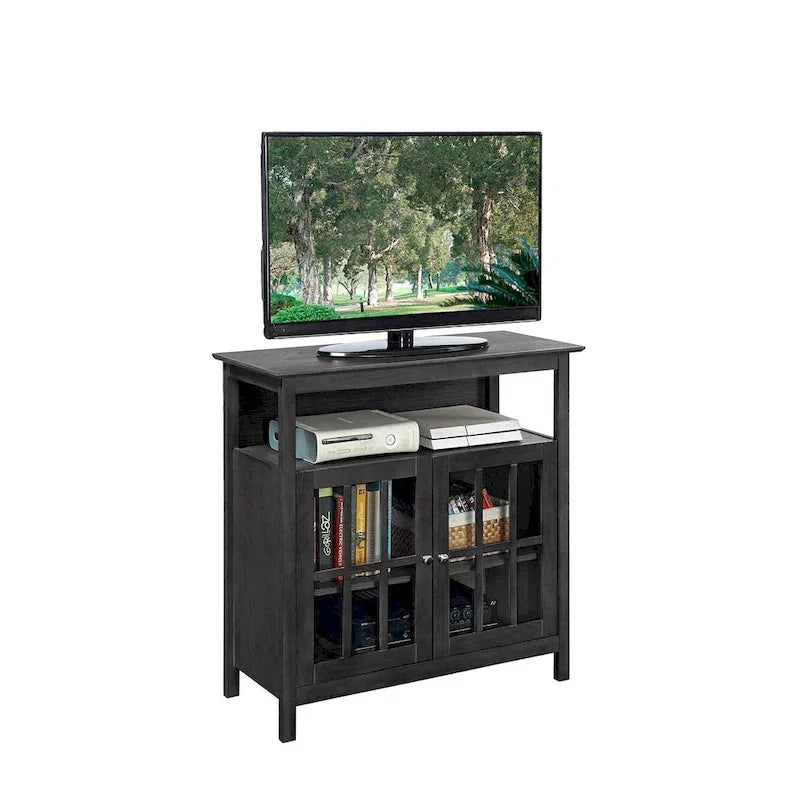 Meuble TV Big Sur Highboy de 40 pouces avec rangements, par Convenience Concepts