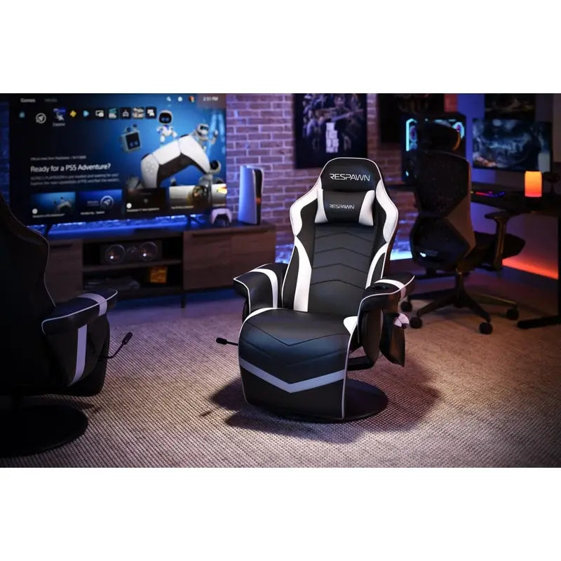 Fauteuil inclinable de jeu - Chaise de jeu inclinable avec repose-pieds
