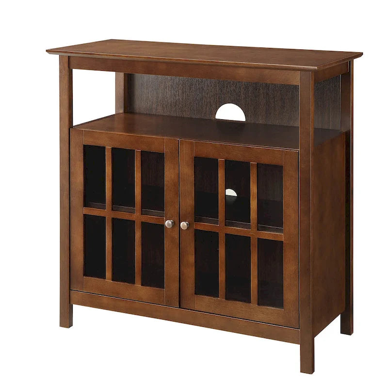 Meuble TV Big Sur Highboy de 40 pouces avec rangements, par Convenience Concepts