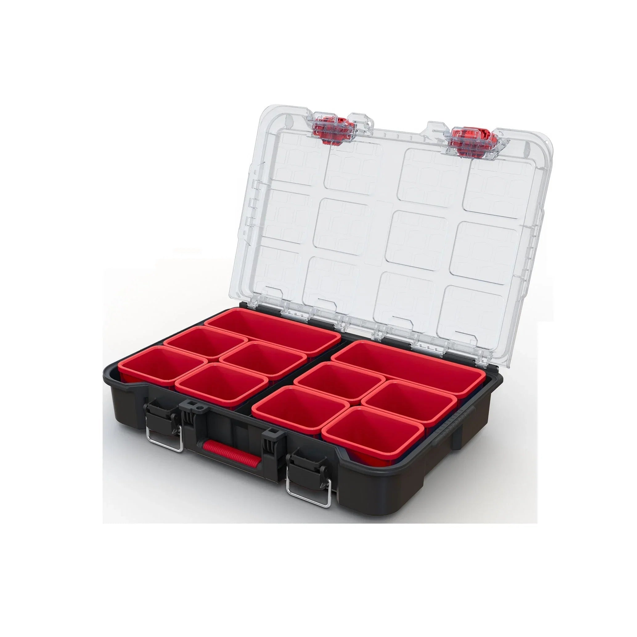 Keter Stack-n-Roll – Système modulaire 3 pièces de rangement et d'organisation d'outils mobile en résine durable