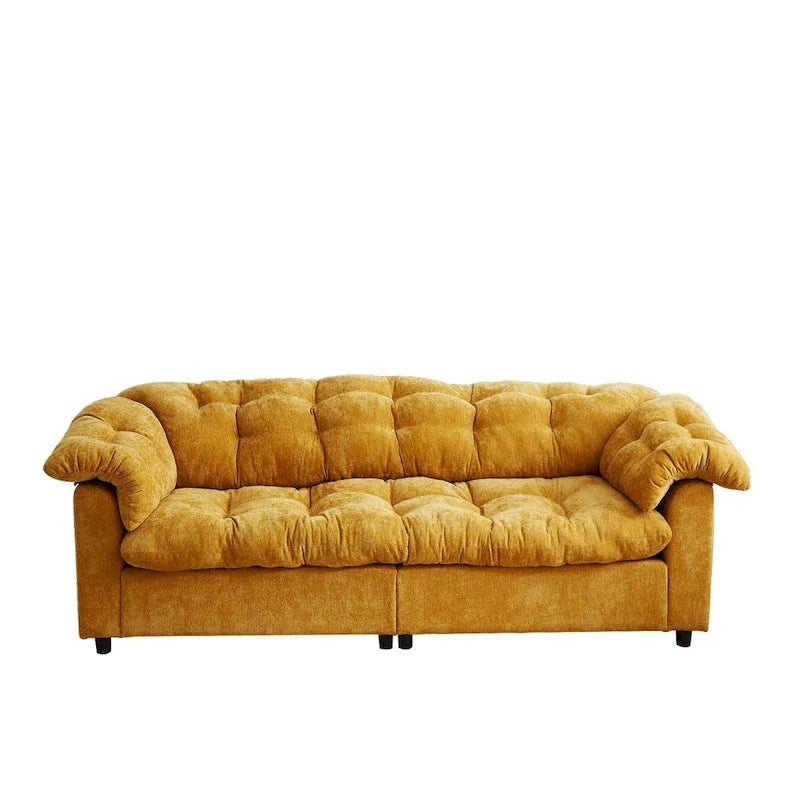 99.2  Canapé profond Chenille Confort, Canapé nuage moelleux tapissé