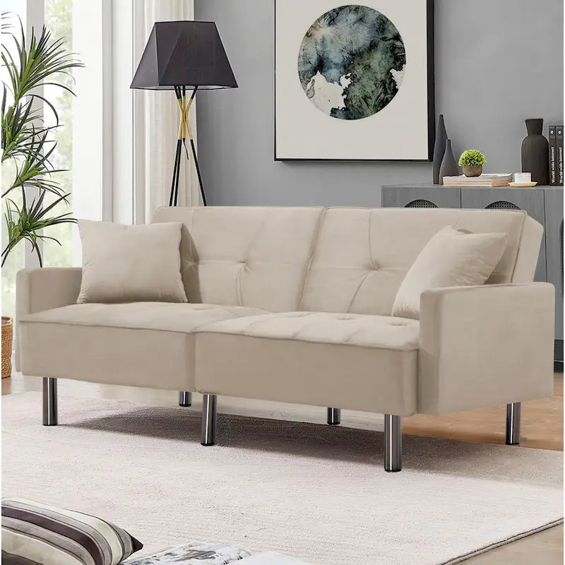 80 Canapé-lit futon convertible
