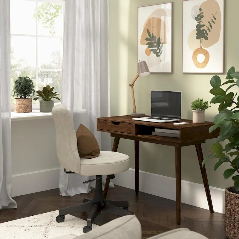 Bush Furniture Nora Bureau d'ordinateur 40W avec rangement