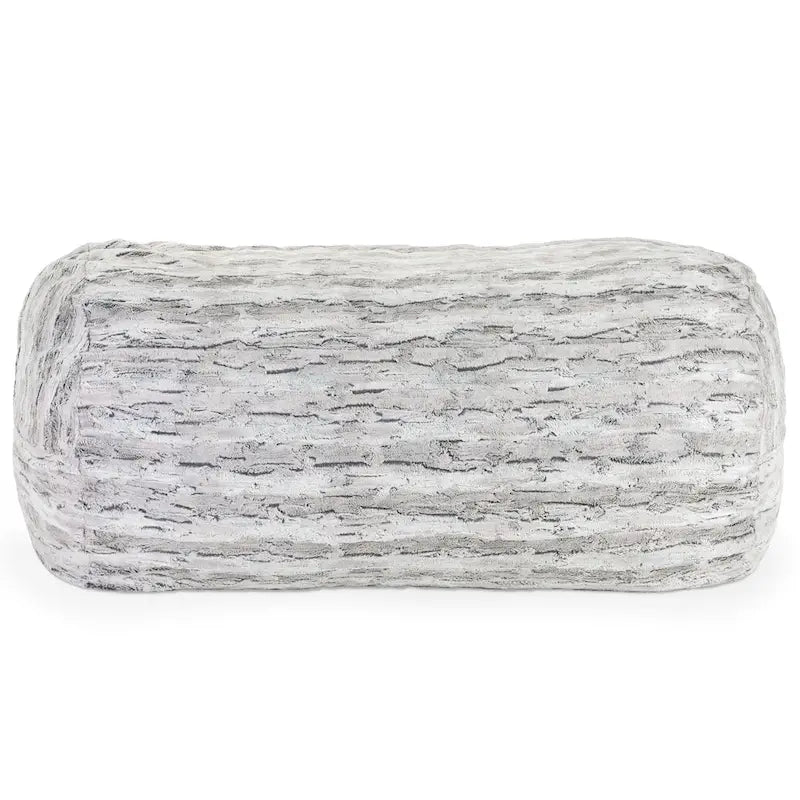 Grand canapé pouf de 7 pieds pour adultes - Luxe fausse fourrure